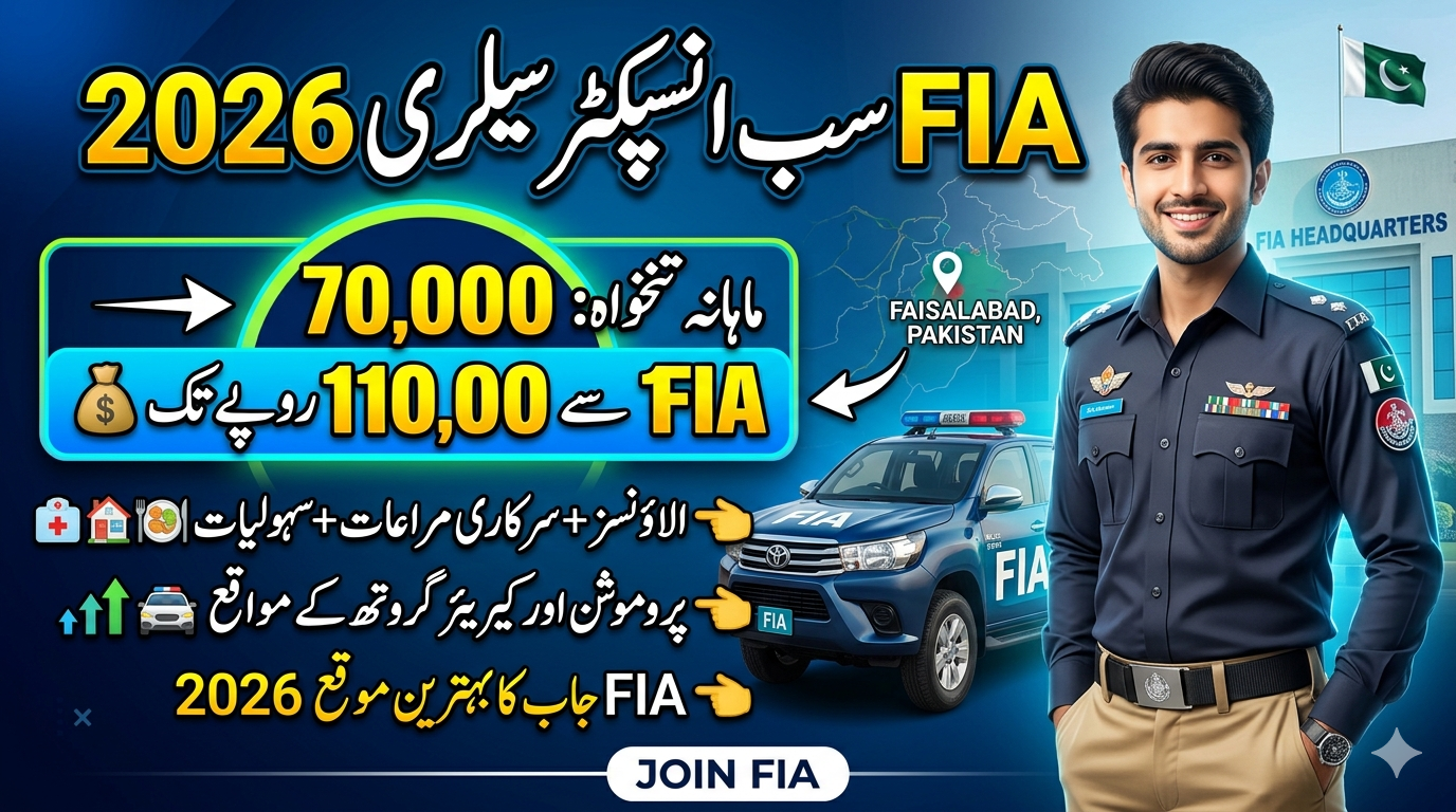 FIA Sub Inspector Salary 2026 – Complete Guide